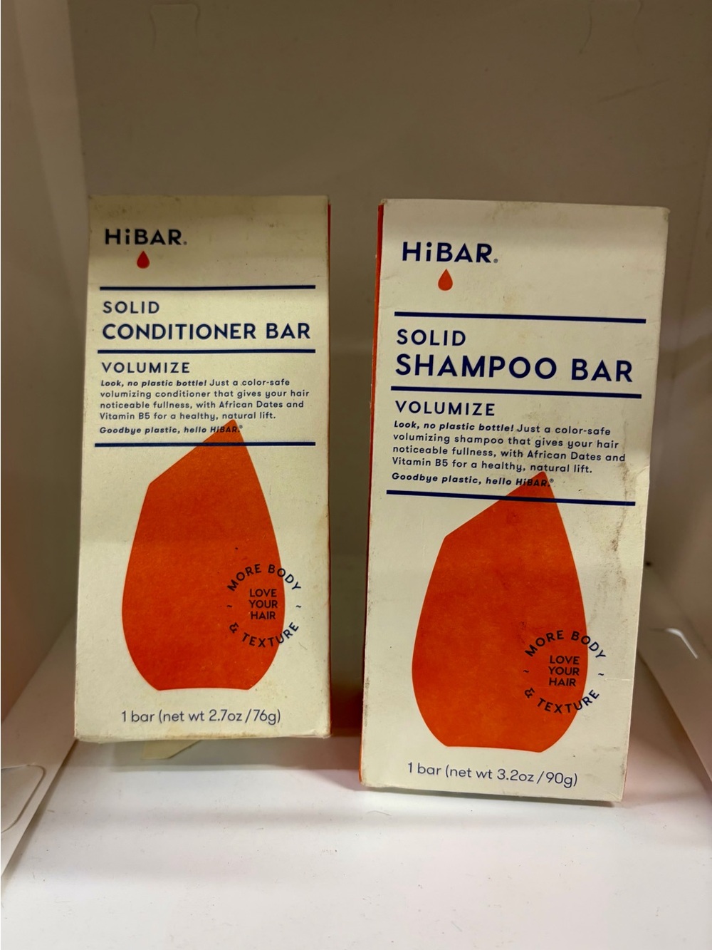 Solid Shampoo $ conditioner Bar Volumize - Orange